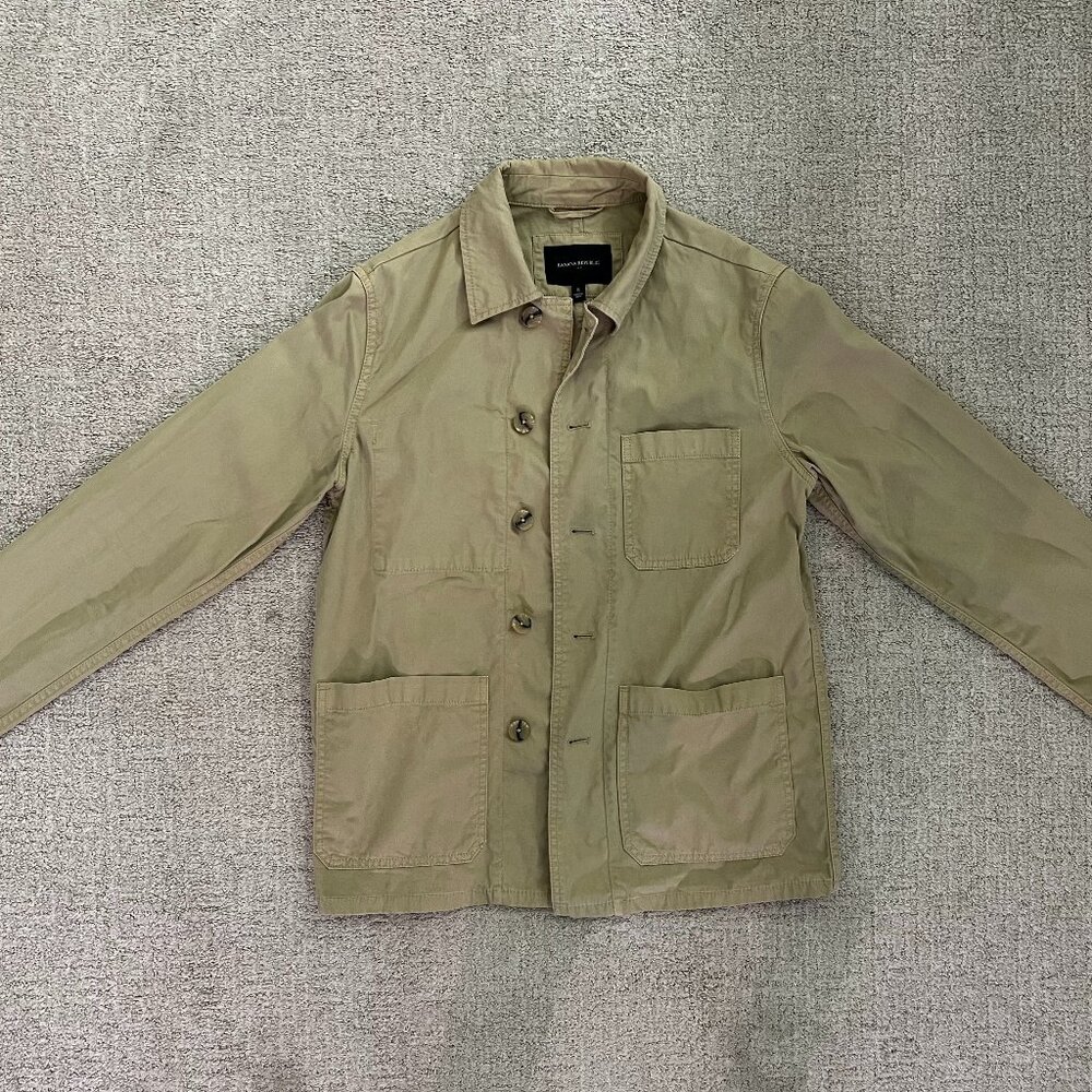 Banana Republic Utility Jacket (Khaki, Small)